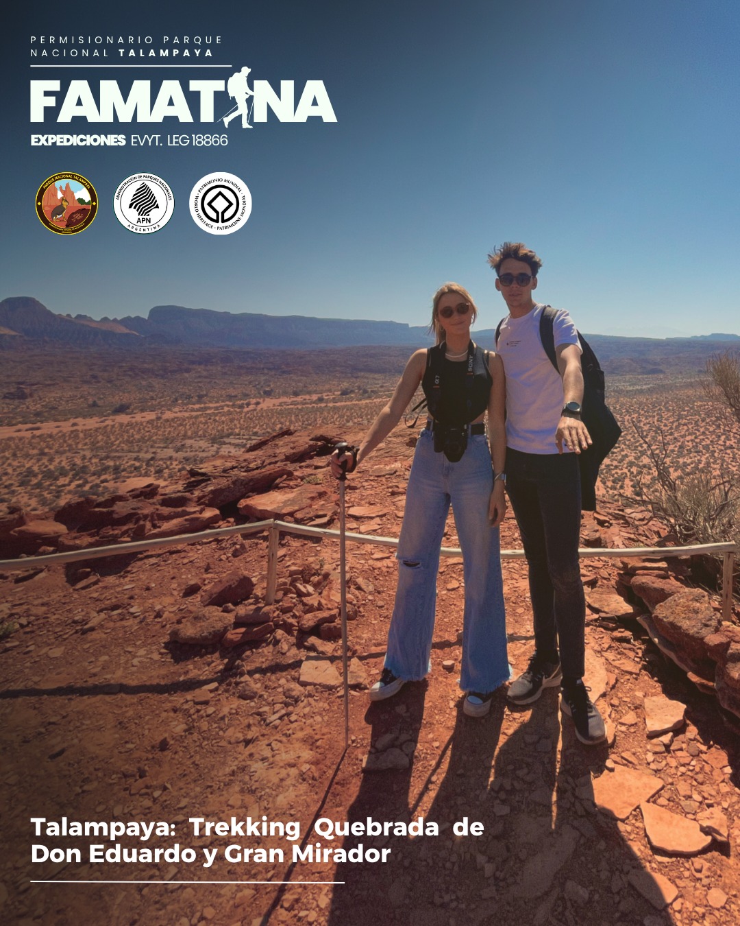 Trekking Quebrada de Don Eduardo y Gran Mirador Talampaya